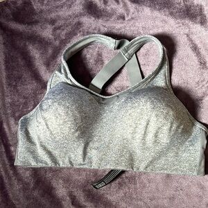 Victoria's Secret Gray Racerback Sports Bra